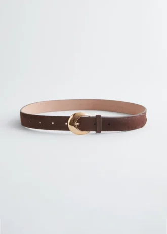 Ceinture à boucle en croissant