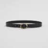 Ceinture en cuir à boucle nouée