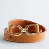 Ceinture en cuir à taille moyenne