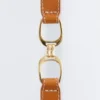 Ceinture en cuir à taille moyenne