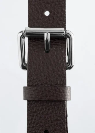 Ceinture en cuir texturé