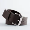 Ceinture en cuir texturé