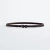 Ceinture fine en cuir