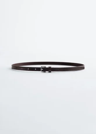 Ceinture fine en cuir