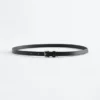 Ceinture fine en cuir