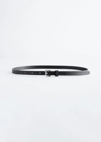 Ceinture fine en cuir