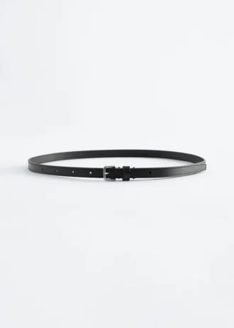 Ceinture fine en cuir