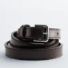 Ceinture fine en cuir