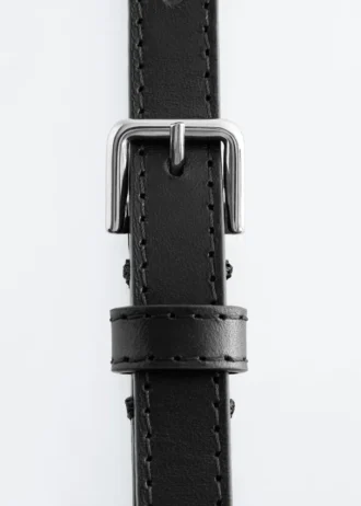 Ceinture fine en cuir