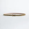 Ceinture fine en daim