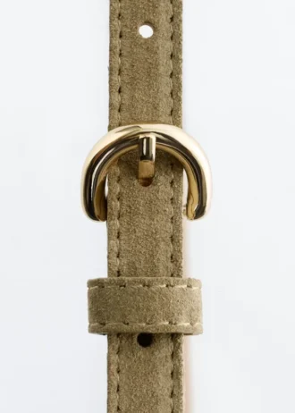 Ceinture fine en daim