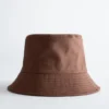 Chapeau bob en coton et lin