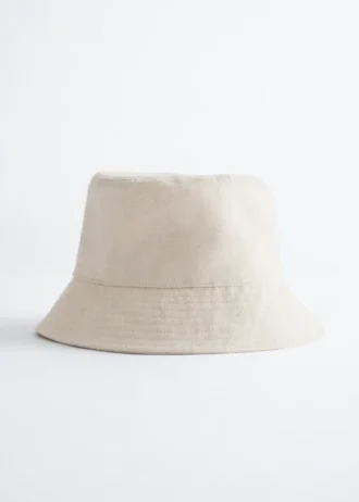 Chapeau bob en coton et lin