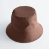 Chapeau bob en coton et lin
