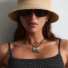 Chapeau de paille tissé