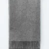 Écharpe-couverture en laine à franges
