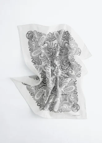Écharpe en coton et soie