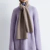 Écharpe en tricot de cachemire