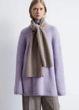 Écharpe en tricot de cachemire