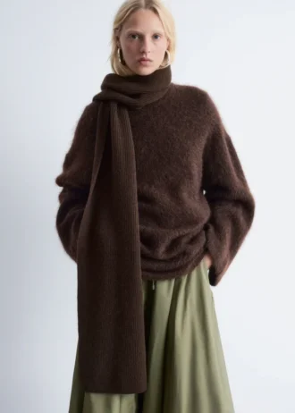 Écharpe en tricot de cachemire