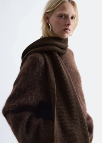 Écharpe en tricot de cachemire