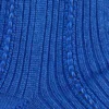 Chaussettes en maille côtelée mélangée à de la soie