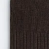 Chaussettes en soie côtelées