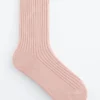 Chaussettes en tricot côtelé