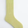 Chaussettes en tricot côtelé