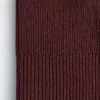 Chaussettes en tricot côtelé