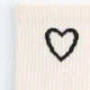 Chaussettes en tricot côtelé
