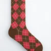 Chaussettes à motif arlequin