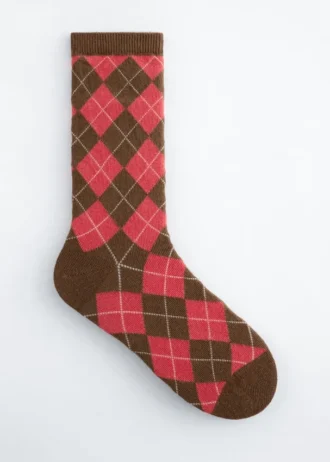 Chaussettes à motif arlequin