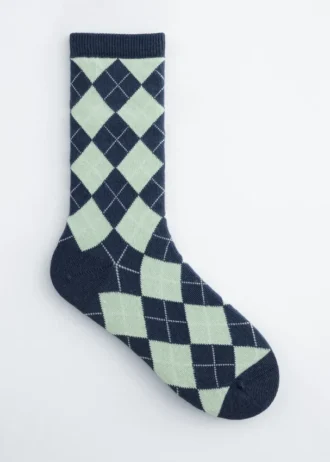 Chaussettes à motif arlequin