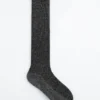 Chaussettes pailletées montant jusqu&rsquo;aux genoux