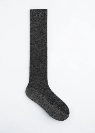 Chaussettes pailletées montant jusqu&rsquo;aux genoux
