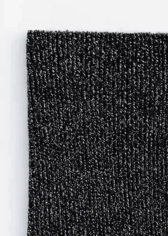 Chaussettes pailletées montant jusqu&rsquo;aux genoux