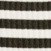 Chaussettes rayées à bords volantés