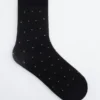 Chaussettes transparentes à pois