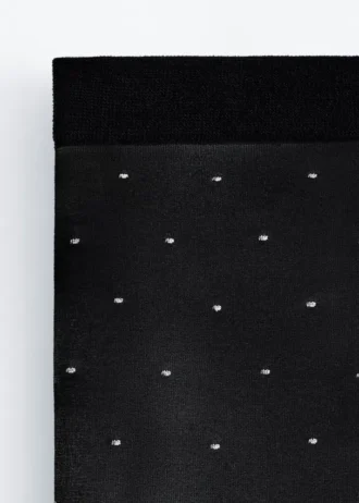Chaussettes transparentes à pois
