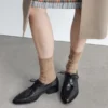Chaussures derby en cuir