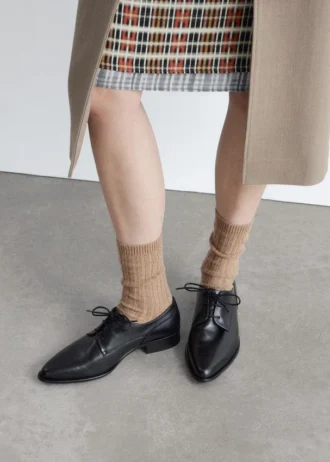 Chaussures derby en cuir