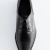 Chaussures derby en cuir