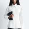 Chemise cintrée à ceinture à nouer