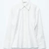 Chemise cintrée à ceinture à nouer