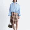 Chemise courte à cordon