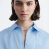 Chemise courte à cordon