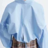 Chemise courte à cordon