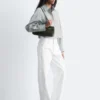 Chemise courte oversize en coton