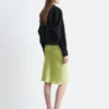 Chemise courte oversize en coton